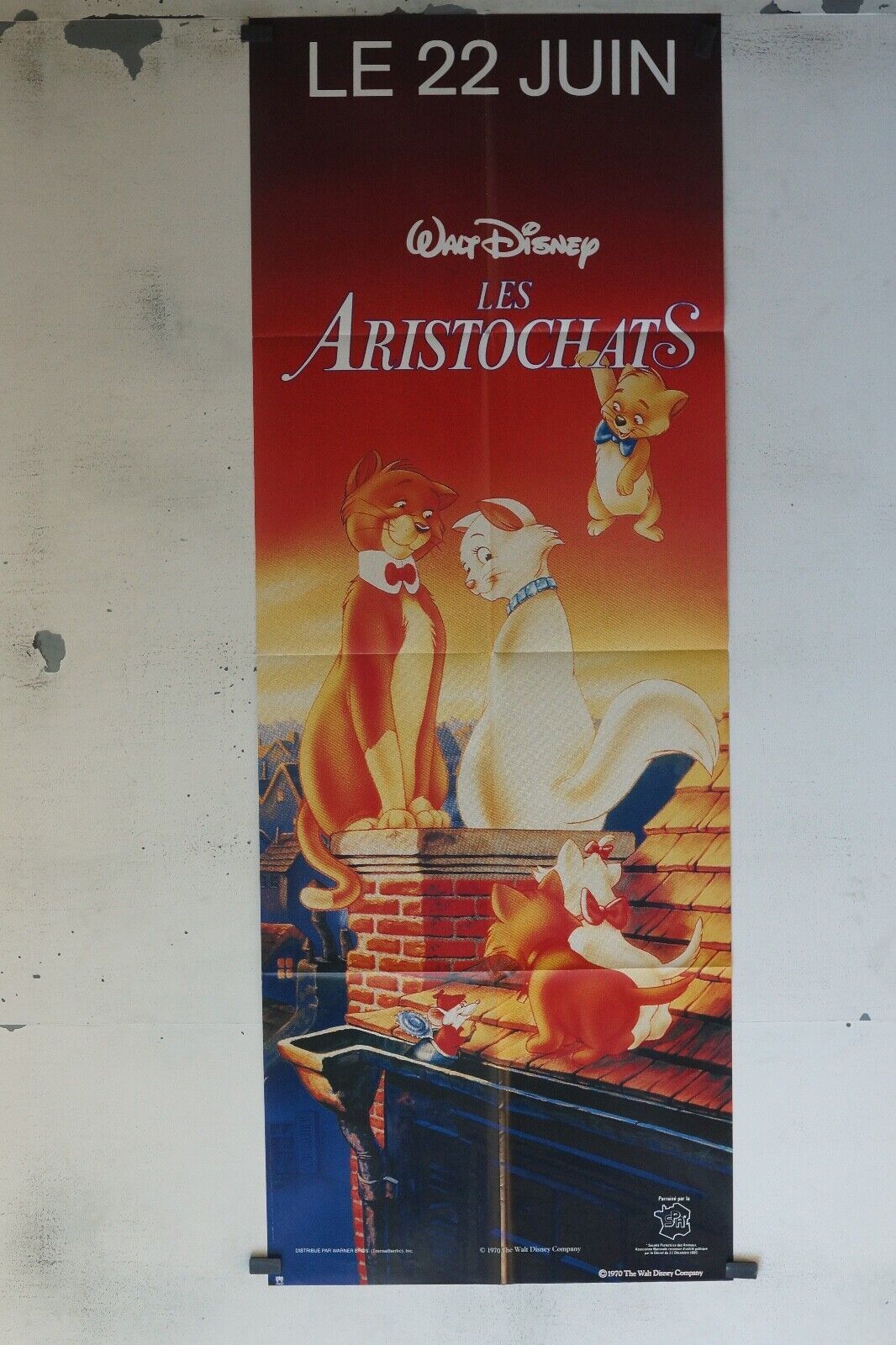 LES ARISTOCHATS POSTER ORIGINAL 60x160