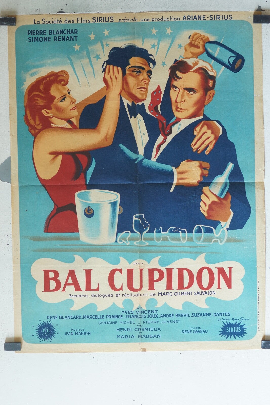 BAL CUPIDON MOVIE POSTER ORIGINAL (60X80) Pierre Blanchar , Simone Renant