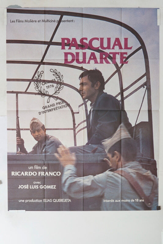 PASCAL DUARTE ORIGINAL MOVIE POSTER 120x160 JOSÉ LUIS GOMEZ