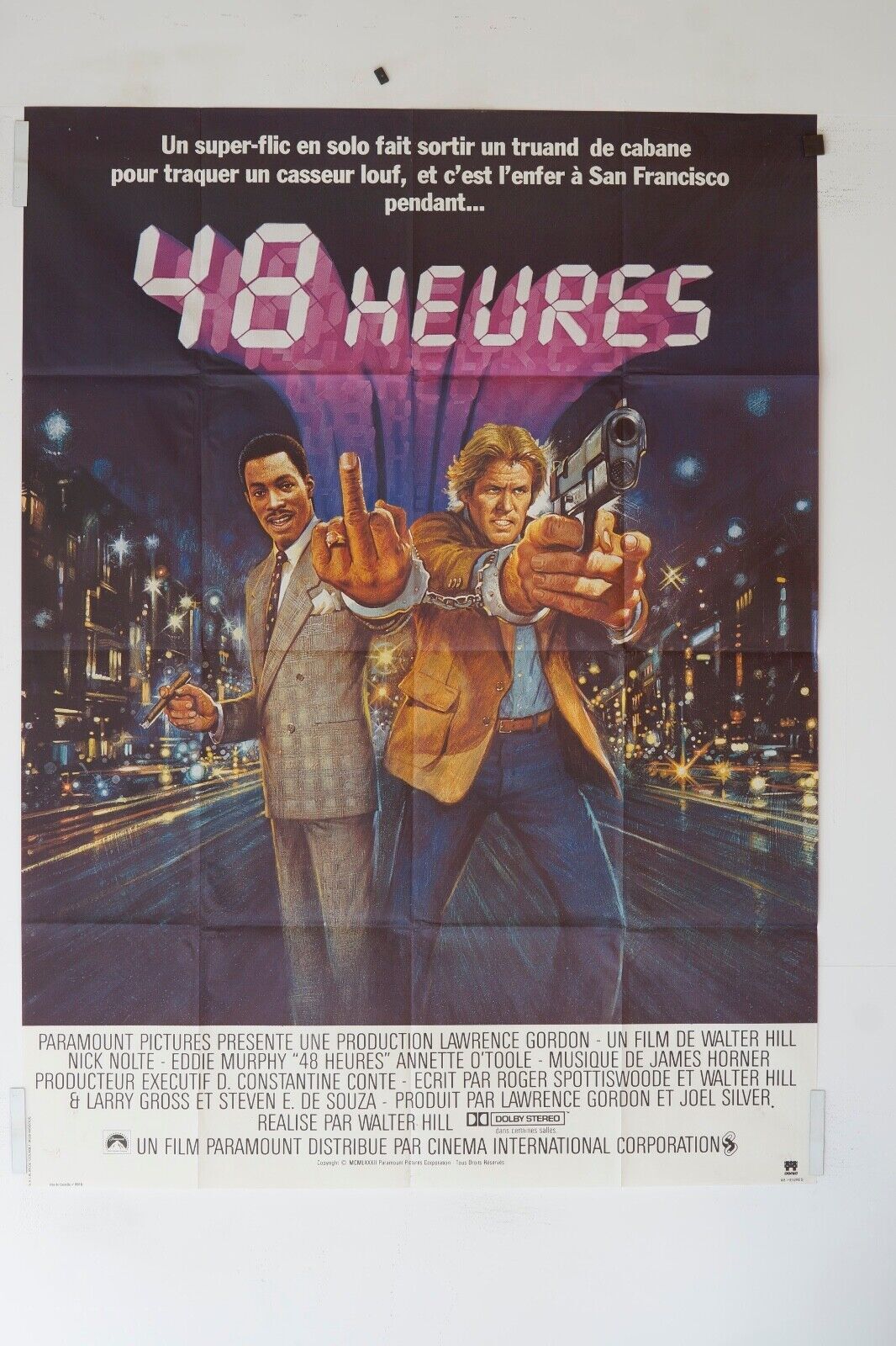 48 HEURES POSTER EROTIC (120X160)  WALTER HILL