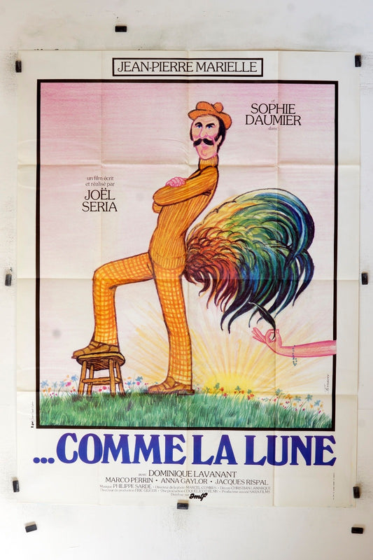 COMME LA LUNE JEAN-PIERRE MARIELLE ORIGINAL MOVIE POSTER 120x160