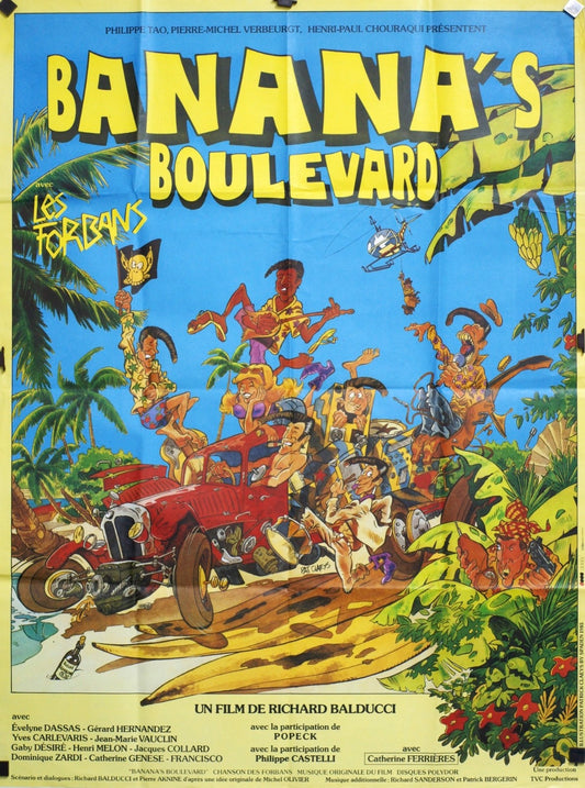 BANANA’S BOULEVARD  LES FORBANS  MOVIE POSTER ORIGINAL 120x160