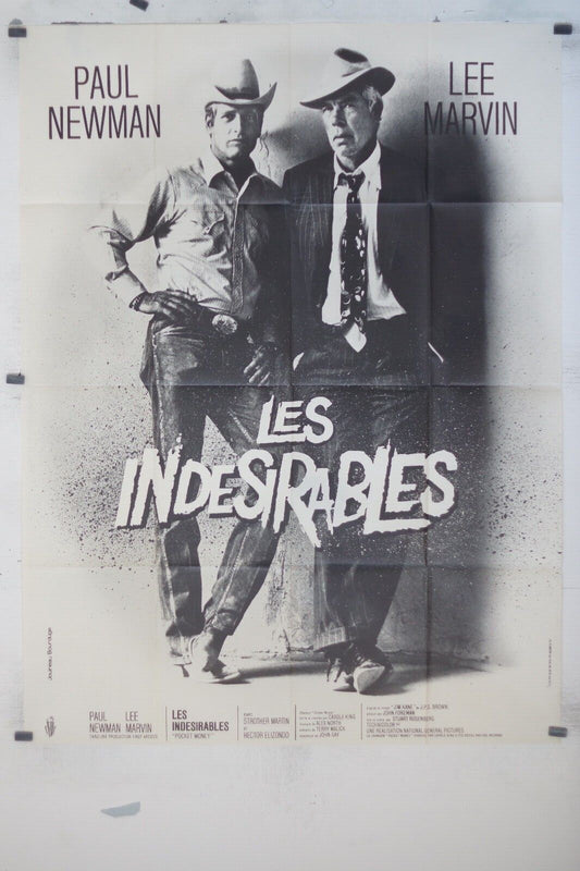 INDESIRABLES (LES) movie poster ORIGINAL (120x160), Stuart Rosenberg, Newman