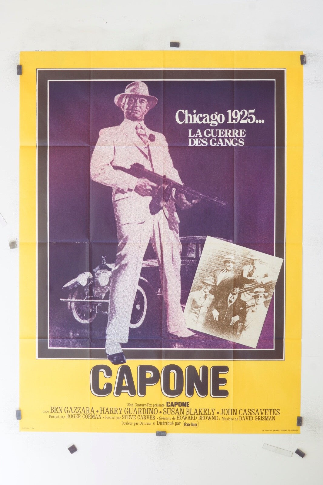 CAPONE BEN GAZZARA MOVIE POSTER ORIGINAL 120x160