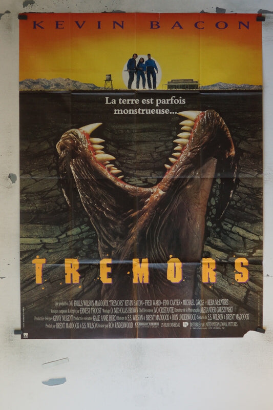 TREMORS MOVIE POSTER ORIGINAL 120x160 KEVIN BACON