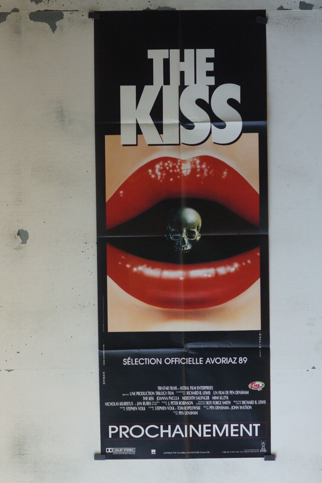 THE KISS POSTER ORIGINAL 60x160 NICHOLAS KILBERTUS