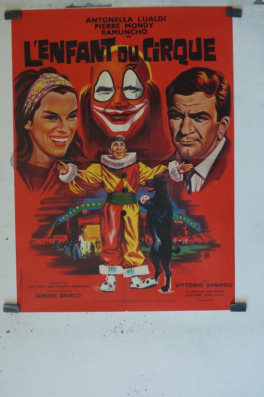 L’ENFANT DU CIRQUE MOVIE POSTER ORIGINAL (60X80) ANTONELLA LUALDI, PIERRE MONDY