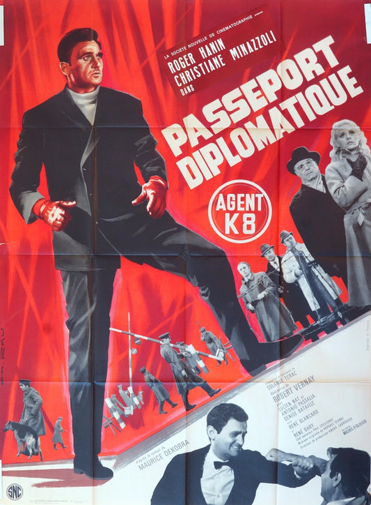 PASSEPORT DIPLOMATIQUE MOVIE POSTER ORIGINAL 120x160