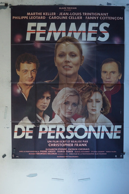 FEMMES DE PERSONNE MOVIE POSTER ORIGINAL 120x160 ELISABETH ETIENNE