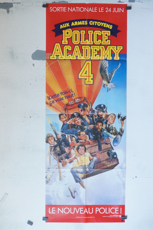 POLICE ACADEMY 4 MOVIE POSTER ORIGINAL 60x160