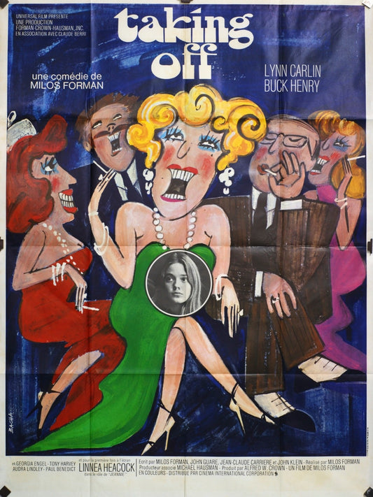 TAKING OFF LYNN CARLIN MOVIE POSTER ORIGINAL 120x160