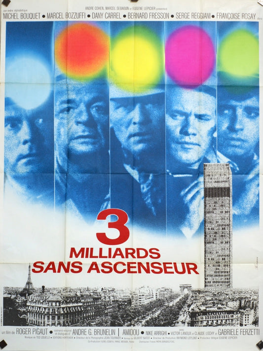 3 MILLIARDS MOVIE POSTER ORIGINAL 120x160 AMIDOU