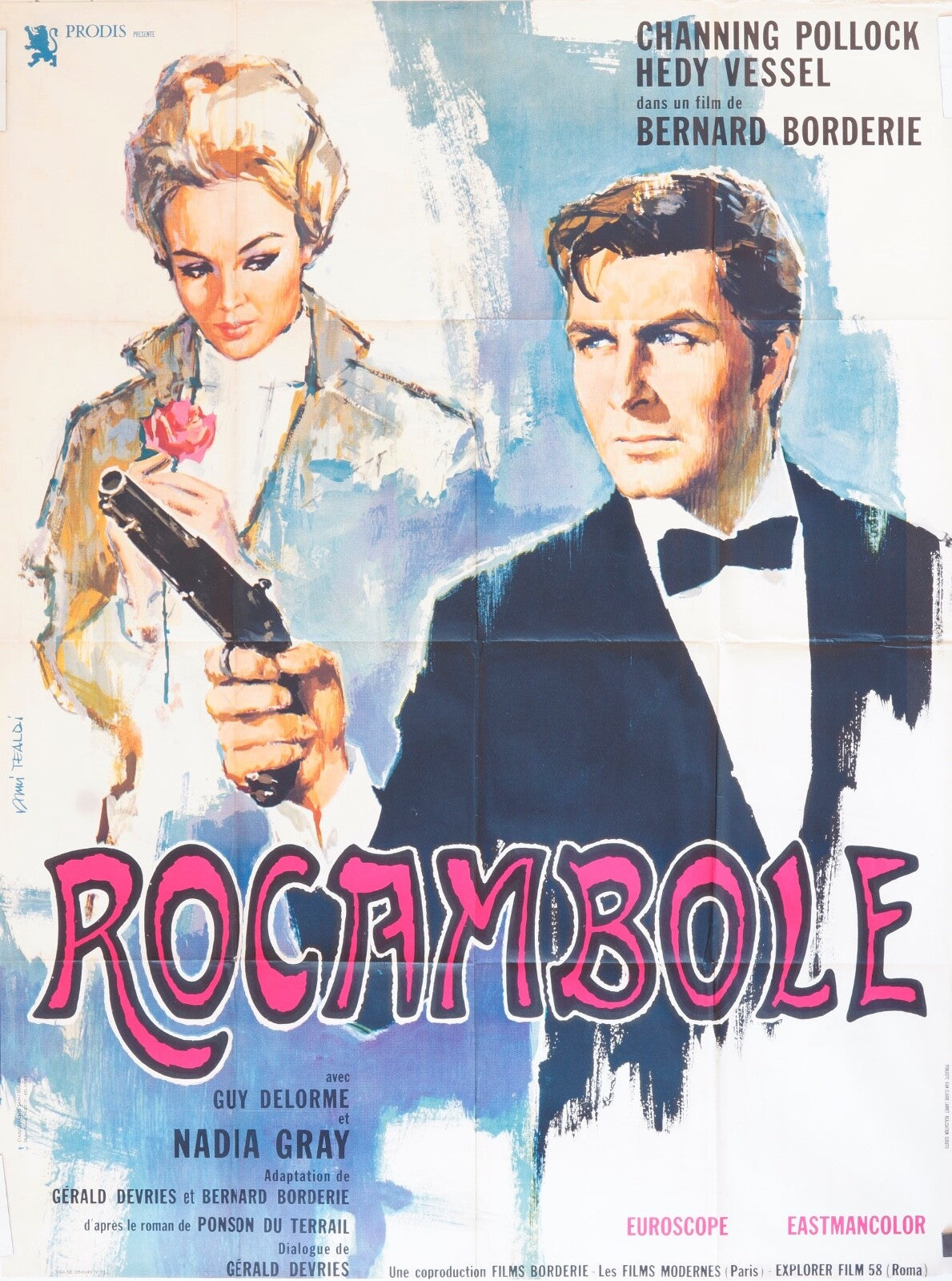 ROCAMBOLE MOVIE POSTER ORIGINAL (120X160) GUY DELORME