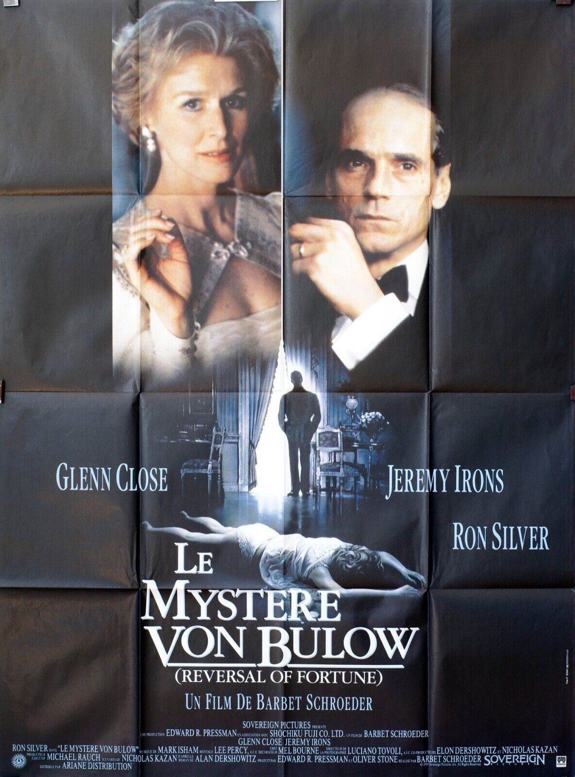 LE MYSTÈRE VON BULOW MOVIE POSTER ORIGINAL 120x160 GLENN CLOOSE