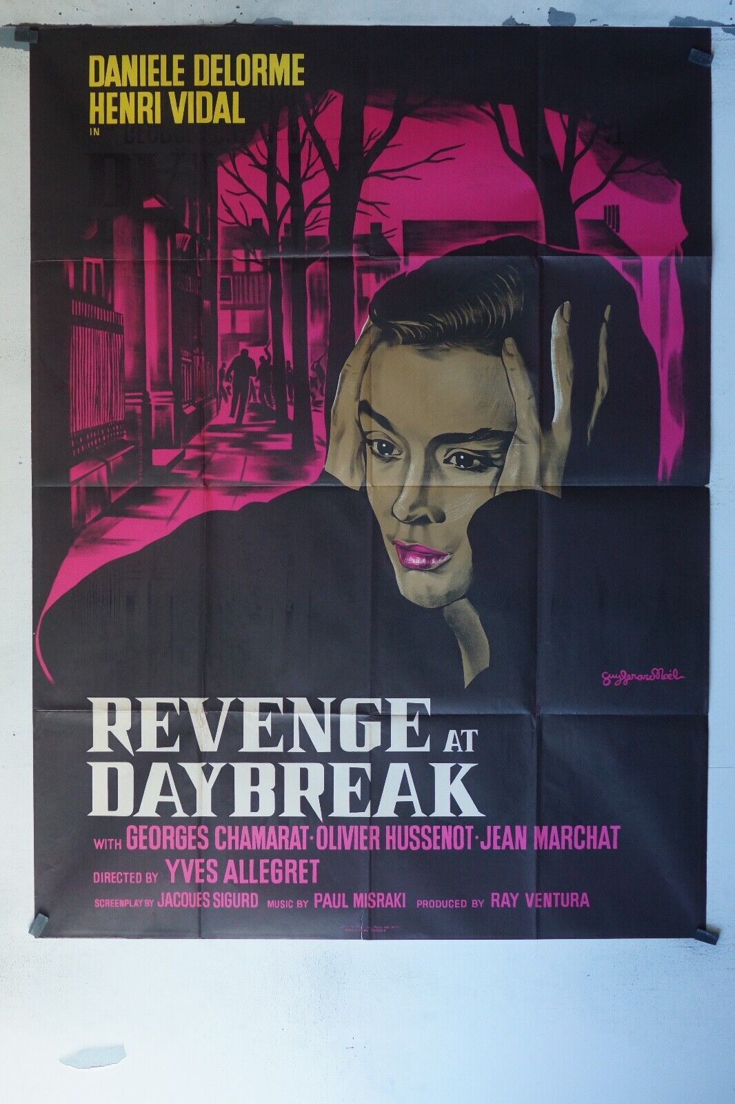 REVENGE AT DAYBREAK MOVIE POSTER ORIGINAL 120x160 DANIELE DELORME