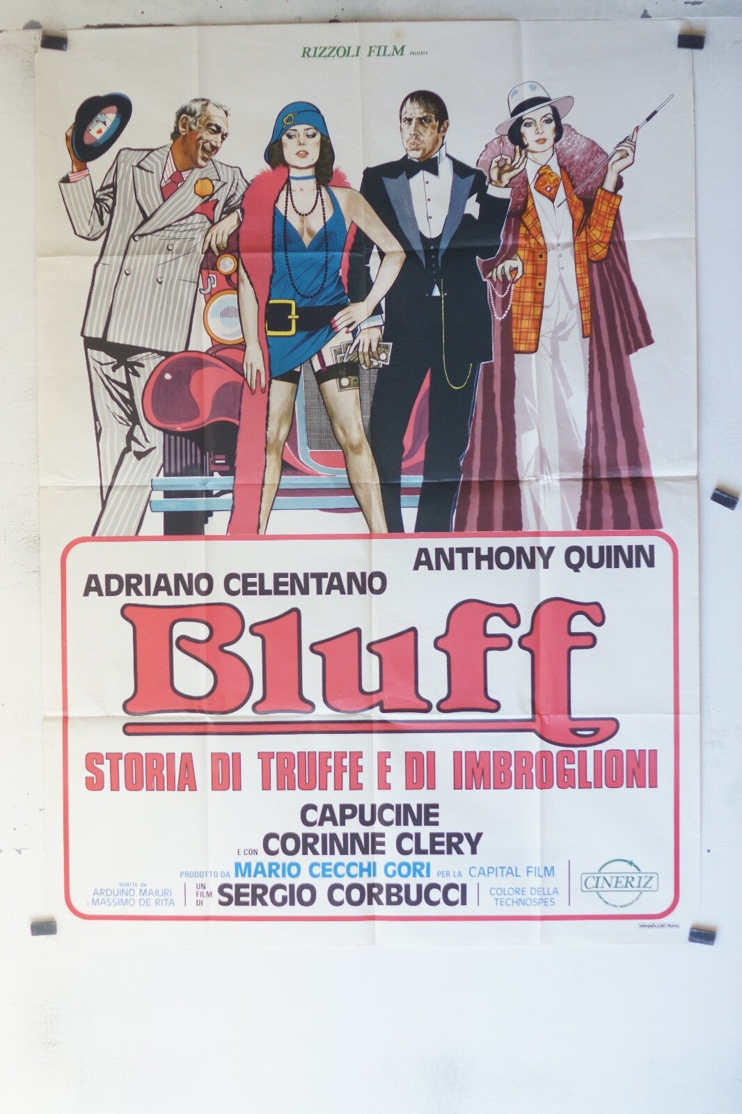  BLUFF – STORIA DI TRUFFE E DI IMBROGLIONI MOVIE POSTER ORIGINAL 120x160 