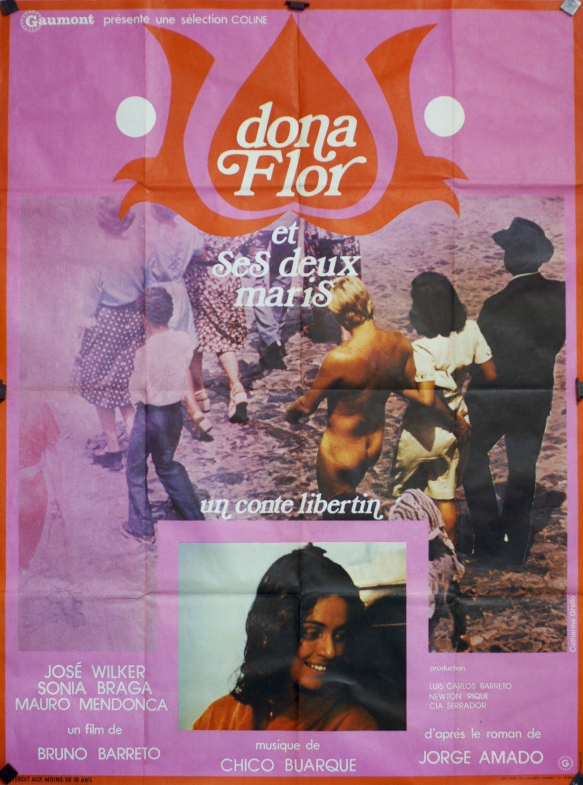 DONA FLOR ET SES DEUX MARIS JOSÉ WILKER MOVIE POSTER ORIGINAL 120x160
