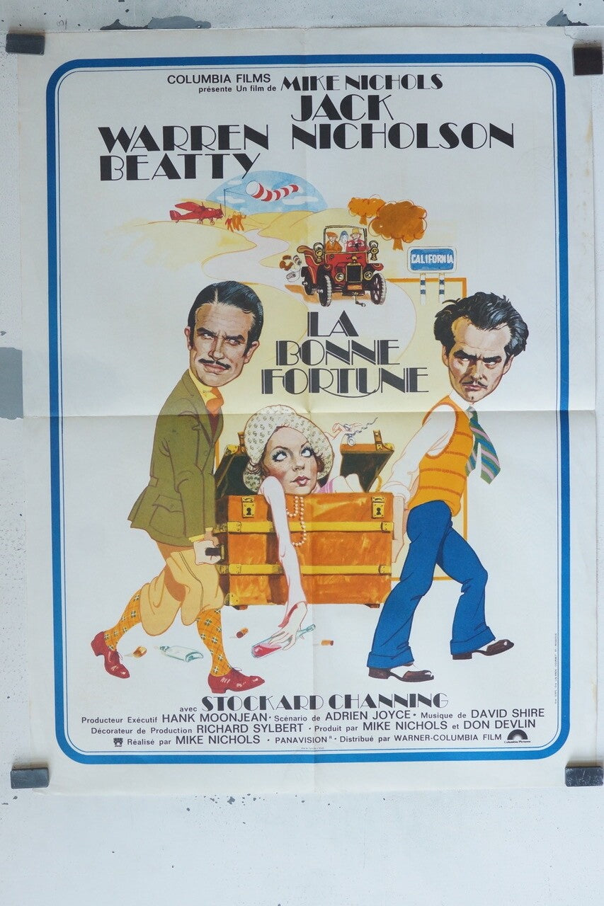 LA BONNE FORTUNE POSTER ORIGINAL (60X80) JACK NICHOLSON – WARREN BEATTY