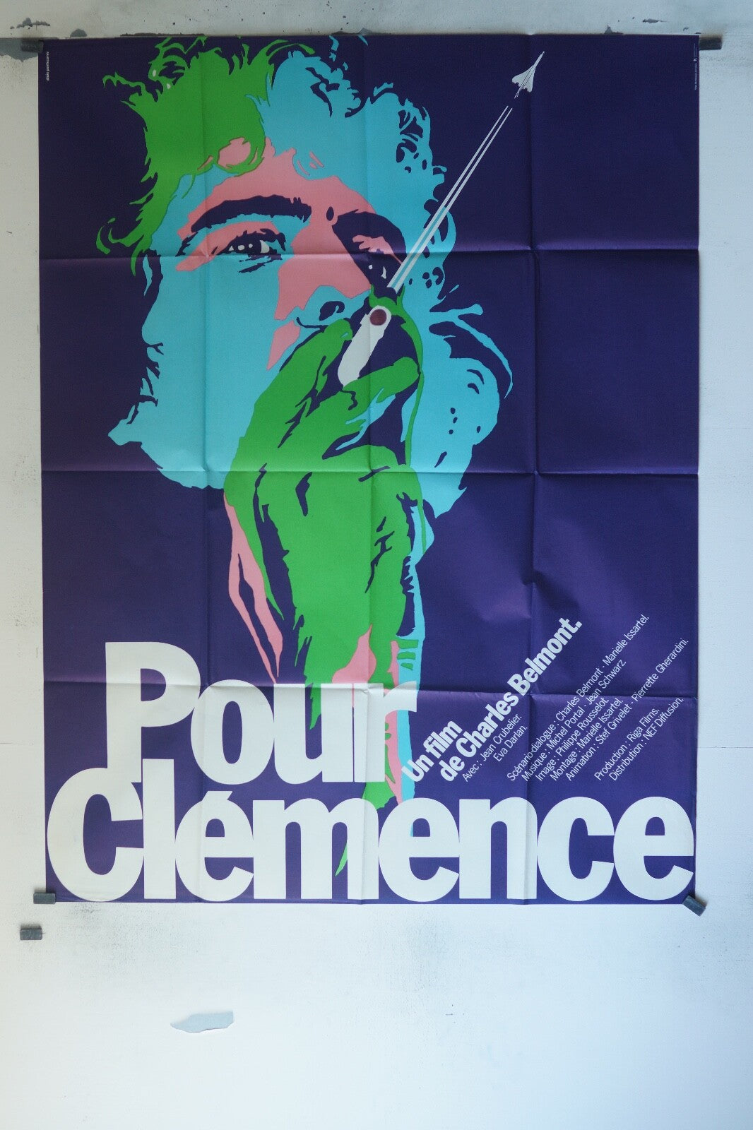 POUR CLÉMENCE ORIGINAL 120x160 CHARLES BELMONT