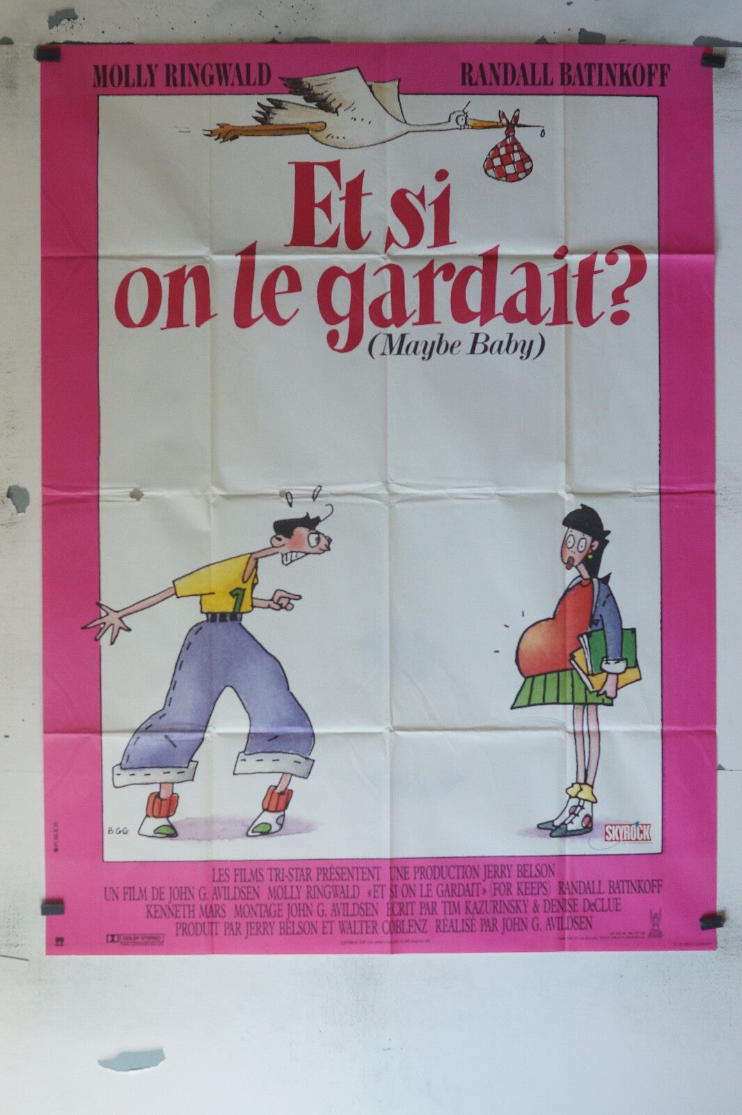 ET SI ON LE GARDAIT ? MOVIE POSTER ORIGINAL 120x160 MOLLY RINGWALD