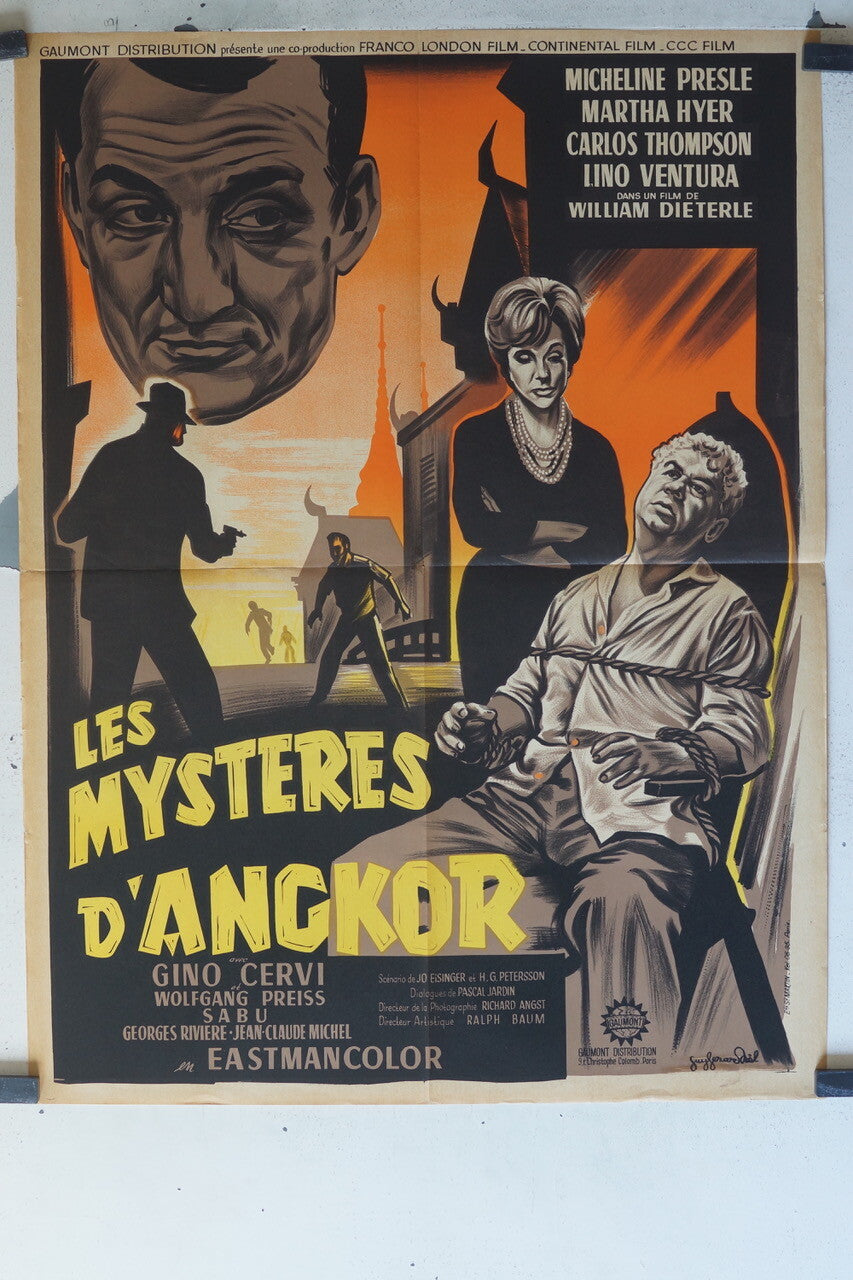 MYSTERES D’ANGKOR (LES) MOVIE POSTER ORIGINAL (60X80) Martha hyer 
