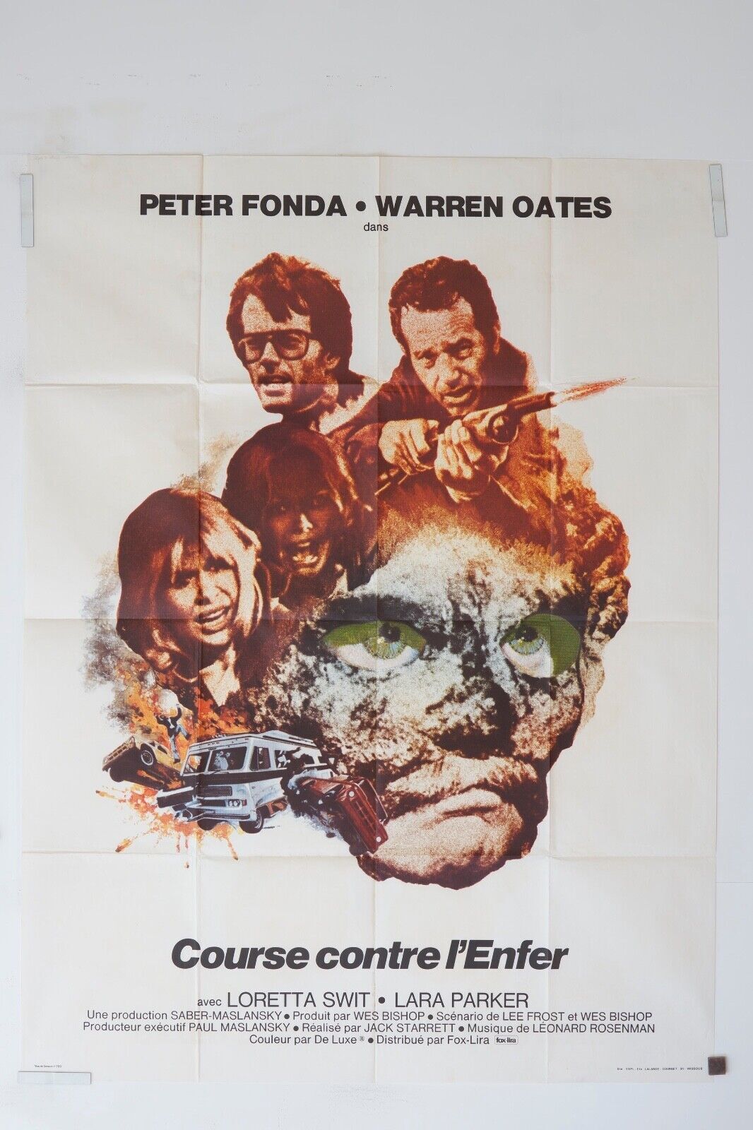 COURSE CONTRE L’ENFER 120X160 ORIGINAL MOVIE POSTER LAURA SWIT