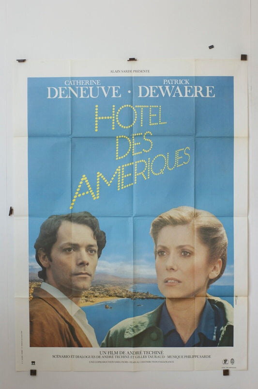 HOTEL DES AMÉRIQUES MOVIE POSTER ORIGINAL 120x160 CATHERINE DENEUVE