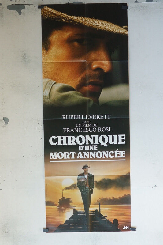 CHRONIQUE D’UNE MORT ANNONCÉE POSTER ORIGINAL 60x160 FRANCESCO ROSI