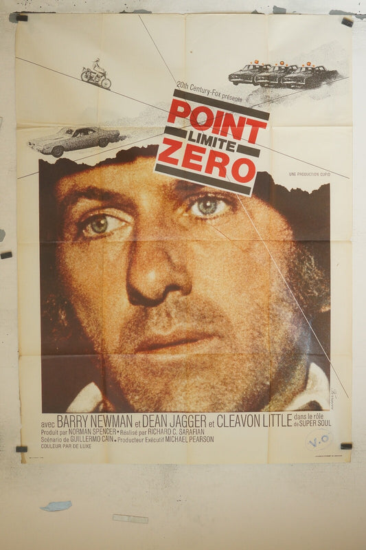 POINT LIMITE ZERO MOVIE POSTER ORIGINAL 120x160 BARRY NEWMAN