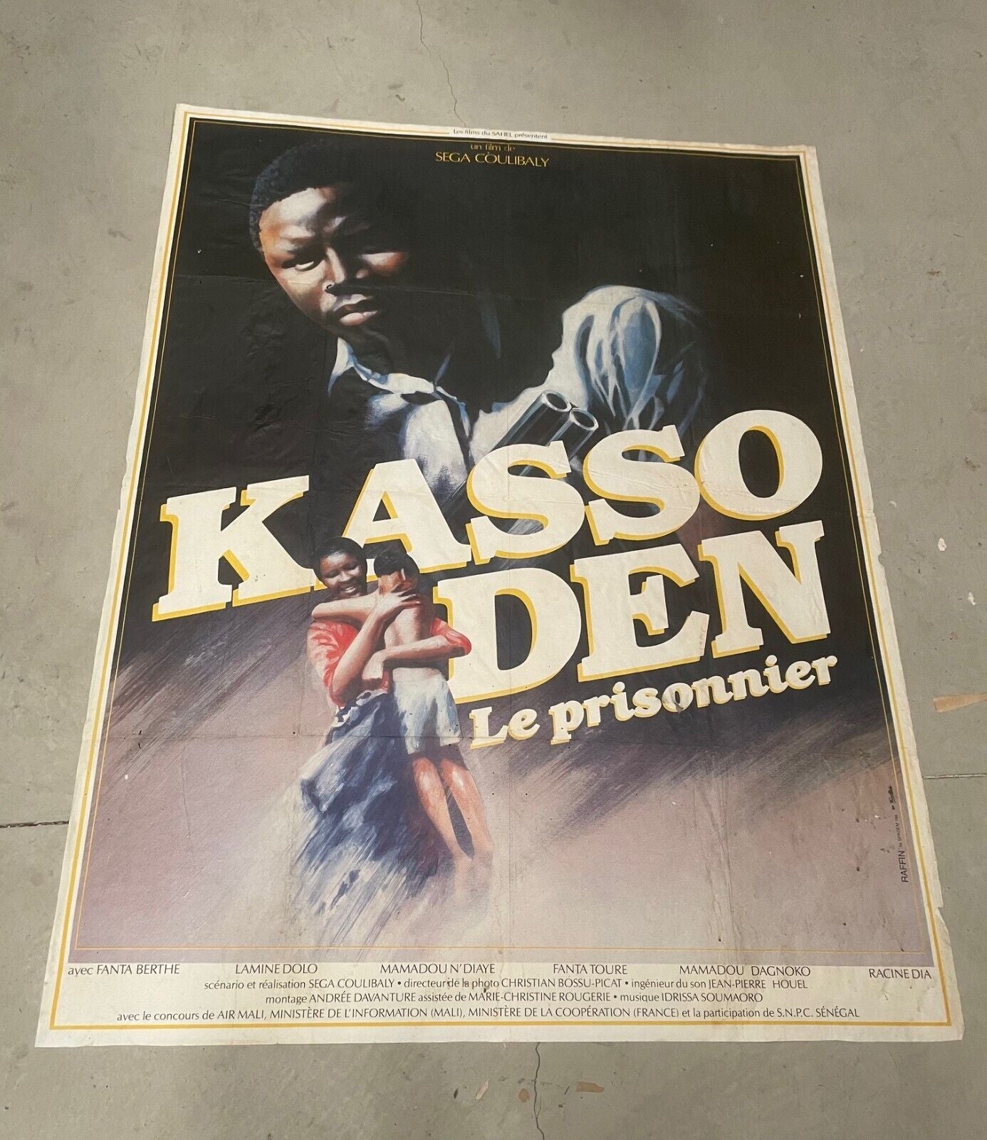 KASSO DEN, LE PRISONNIER, MOVIE POSTER ORIGINAL 120x160