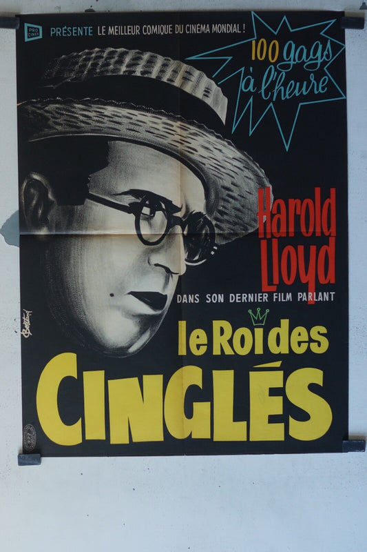 ROI DES CINGLES (LE) MOVIE POSTER ORIGINAL (60X80) Harold Lloyd 