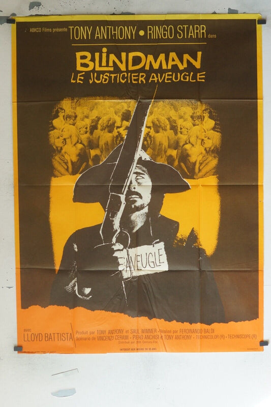 BLINDMAN ORIGINAL MOVIE POSTER 120X160 TONY ANTHONY