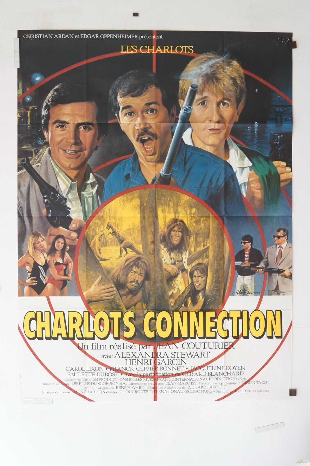 CHARLOTS CONNECTION, MOVIE POSTER ORIGINAL 120x160, JEAN COUTURIER