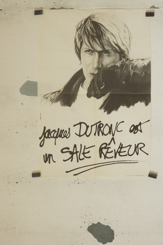 SALE RÊVEUR JACQUES DUTRONC MOVIE POSTER ORIGINAL (60X80) LEA MASSARI