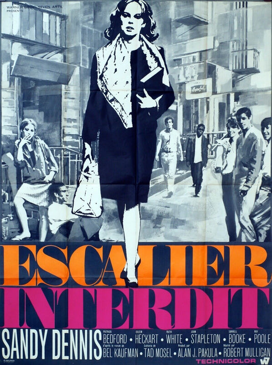 ESCALIER INTERDIT MOVIE POSTER ORIGINAL 120x160 SANDY DENNIS