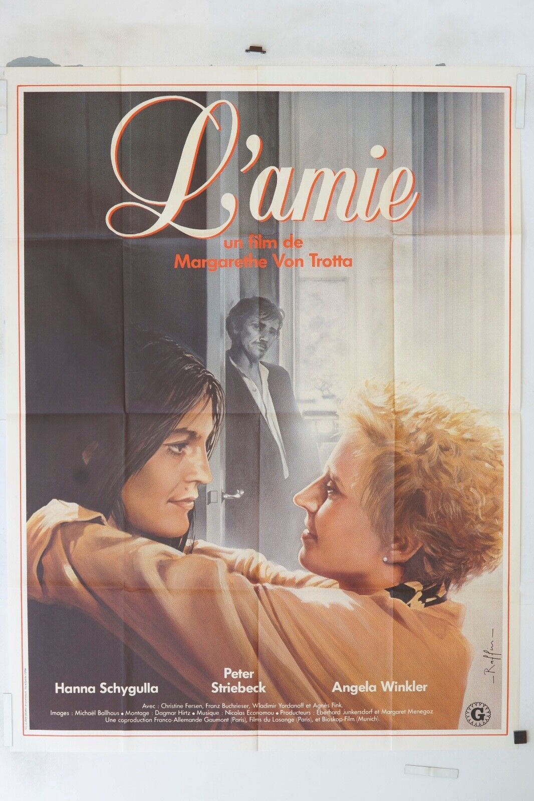 L’AMIE MOVIE POSTER ORIGINAL 120x160 MARGARETHE VON TROTTA