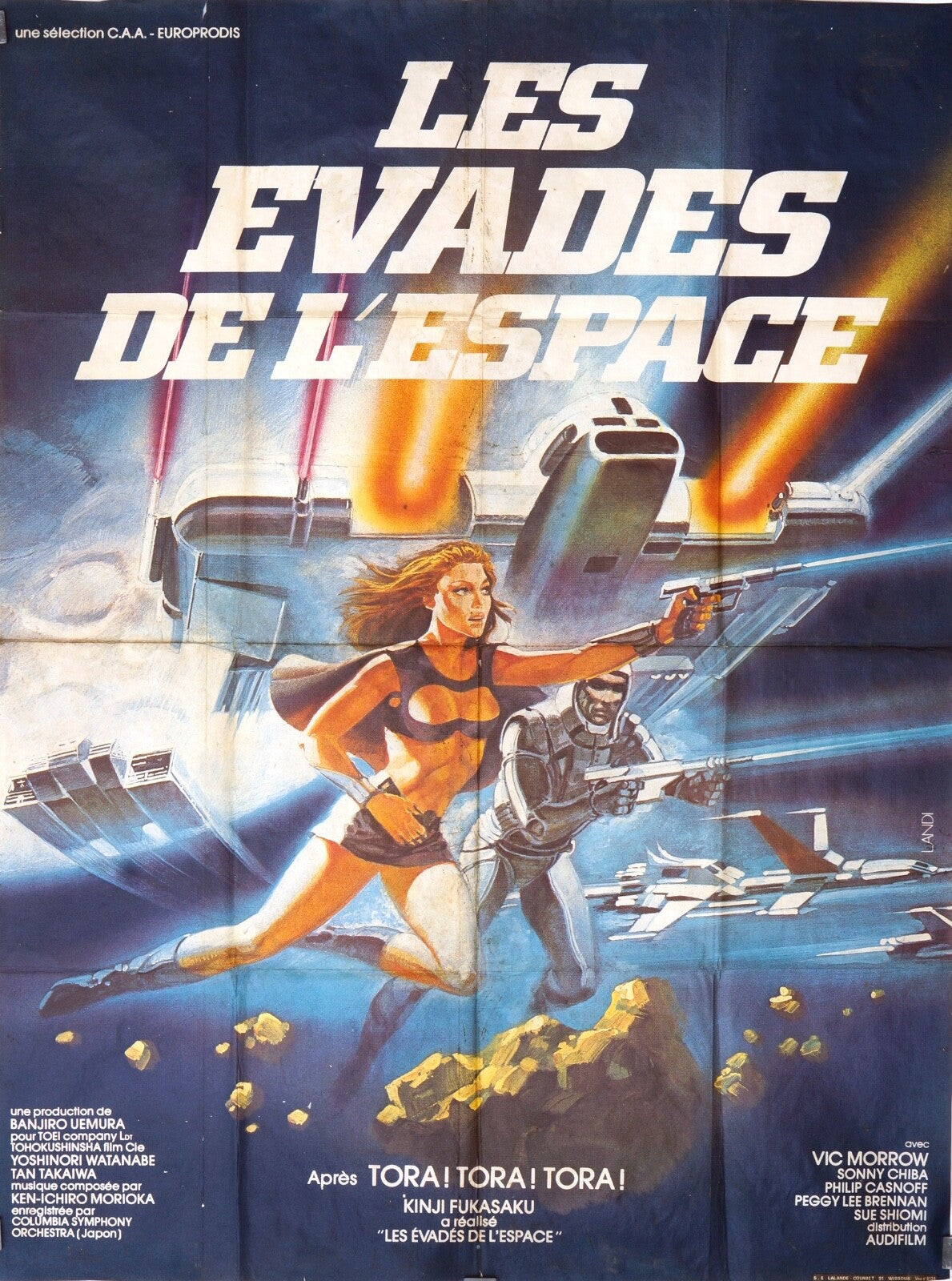 LES ÉVADÉS DE L’ESPACE VIC MORROW MOVIE POSTER ORIGINAL (120X160)