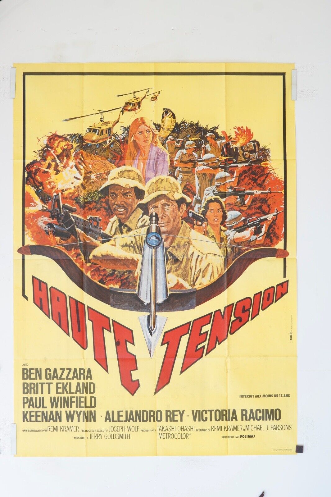 HAUTE TENSION ORIGINAL MOVIE POSTER 120x160 BEN GAZZARA