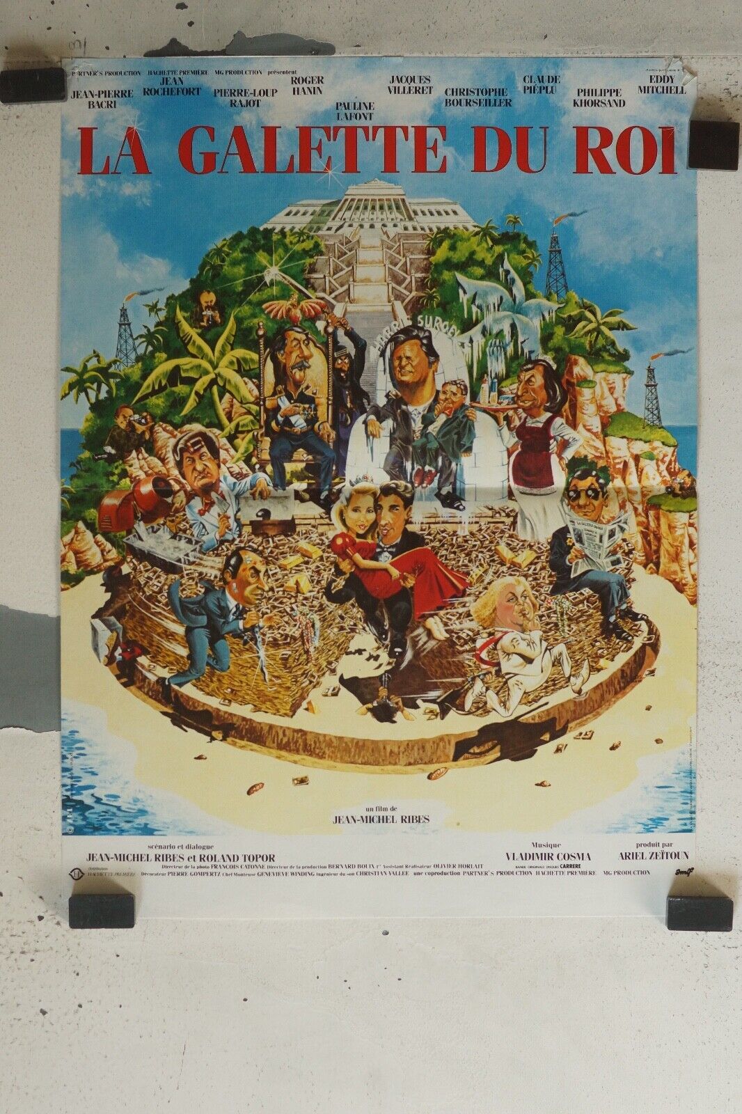 LA GALETTE DU ROI ORIGINAL 40x60 JEAN-PIERRE BACRI