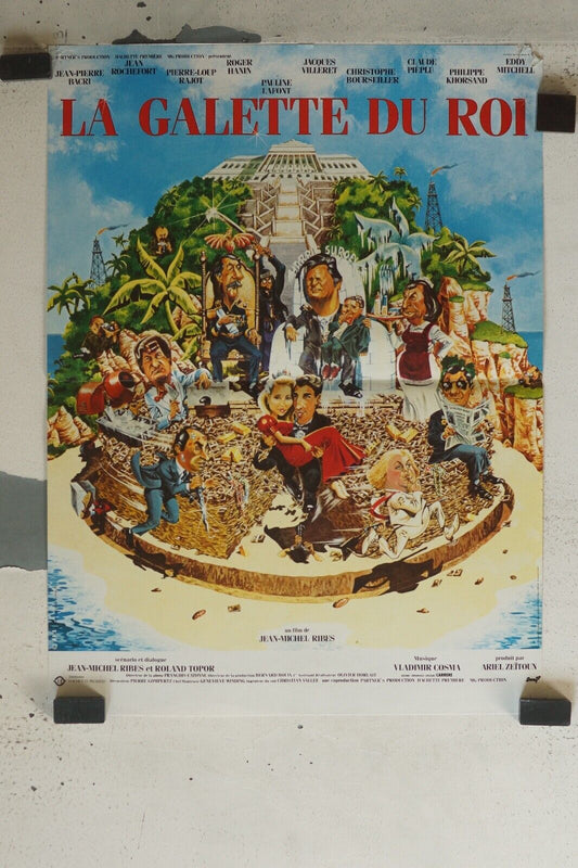 LA GALETTE DU ROI ORIGINAL 40x60 JEAN-PIERRE BACRI