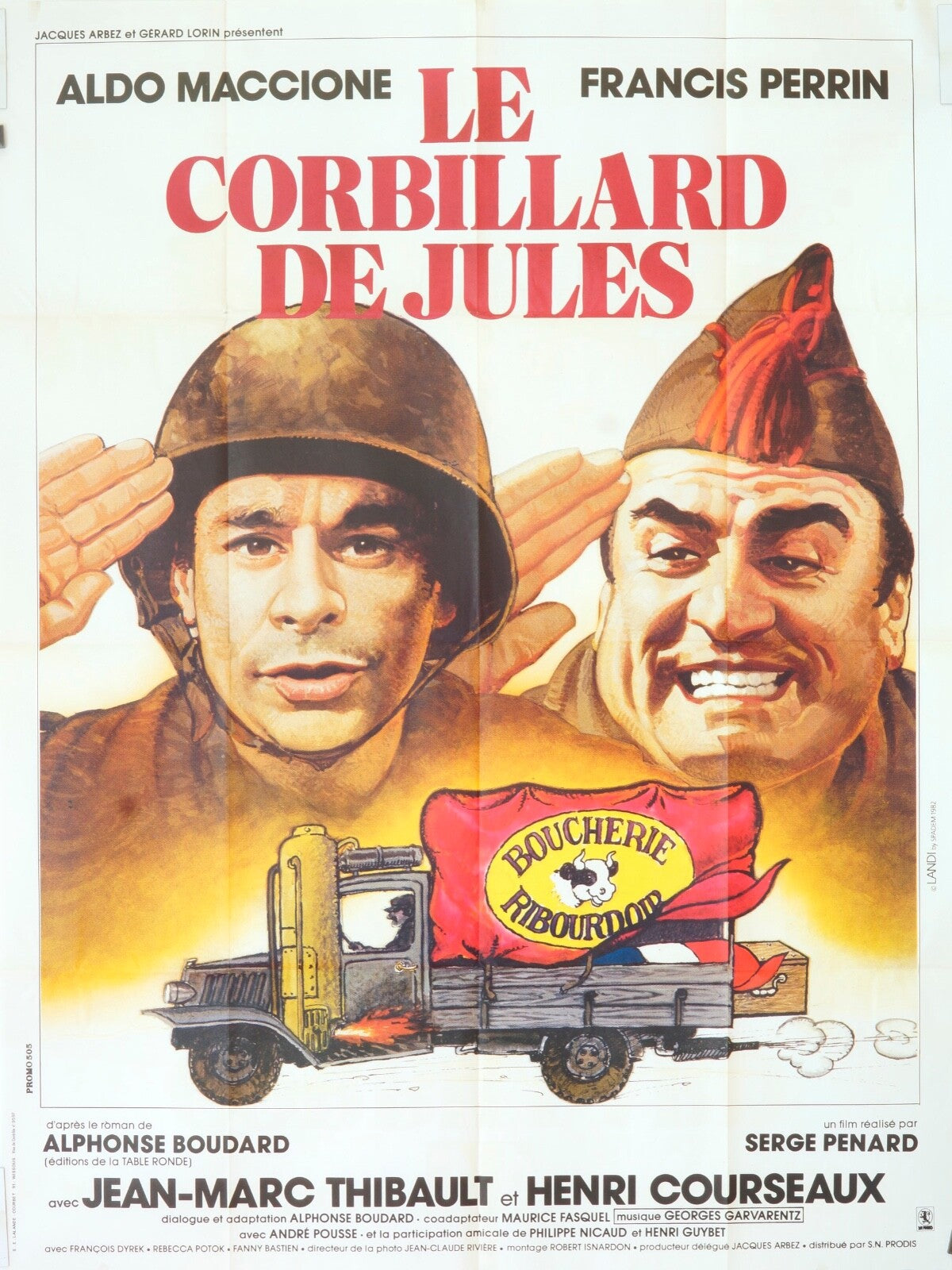 LE CORBILLARD ORIGINAL MOVIE POSTER 120x160 ALDO MACCIONE
