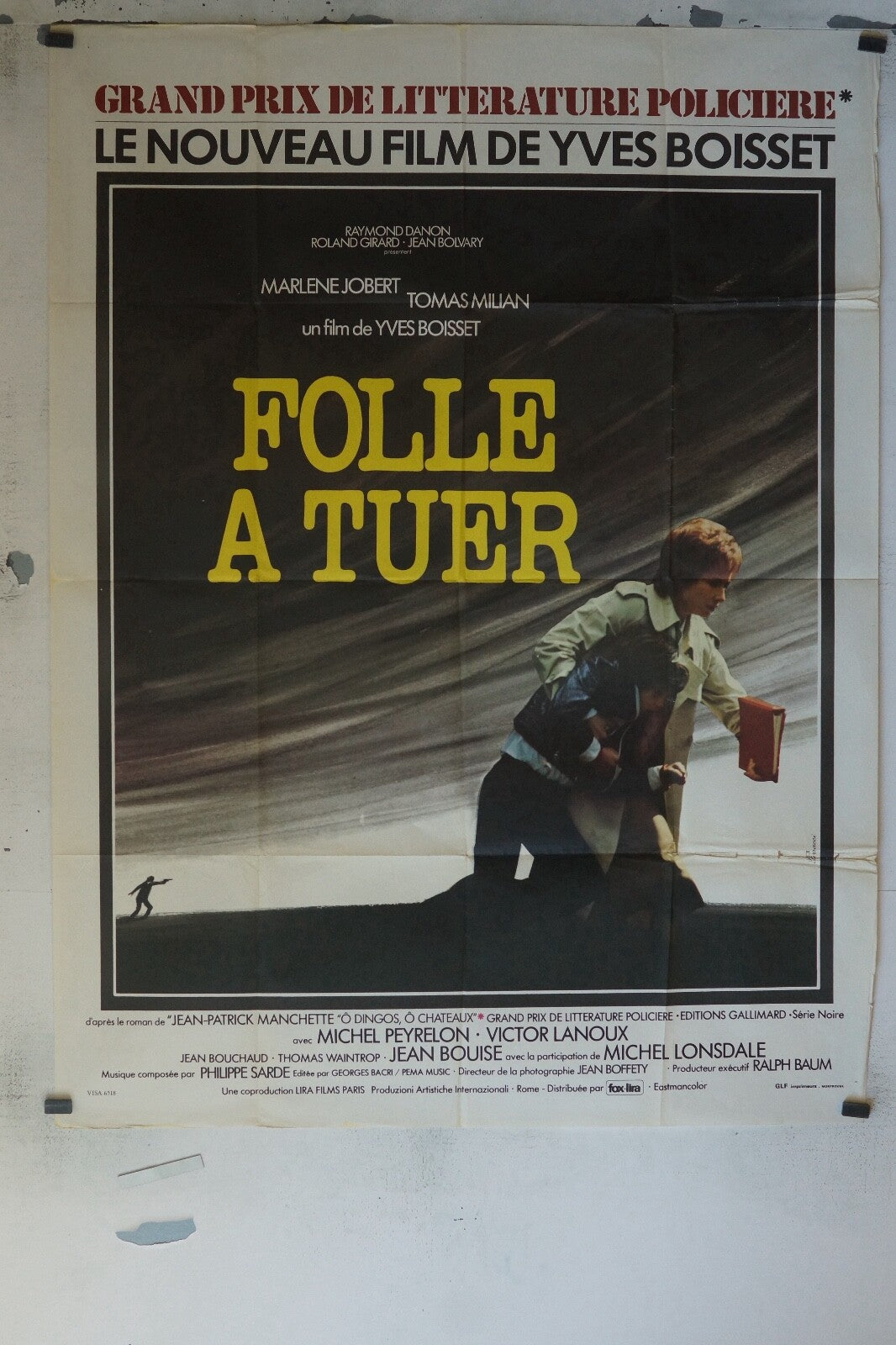 FOLLE A TUER MOVIE POSTER ORIGINAL 120x160 YVES BOISSET