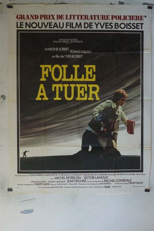 FOLLE A TUER MOVIE POSTER ORIGINAL 120x160 YVES BOISSET