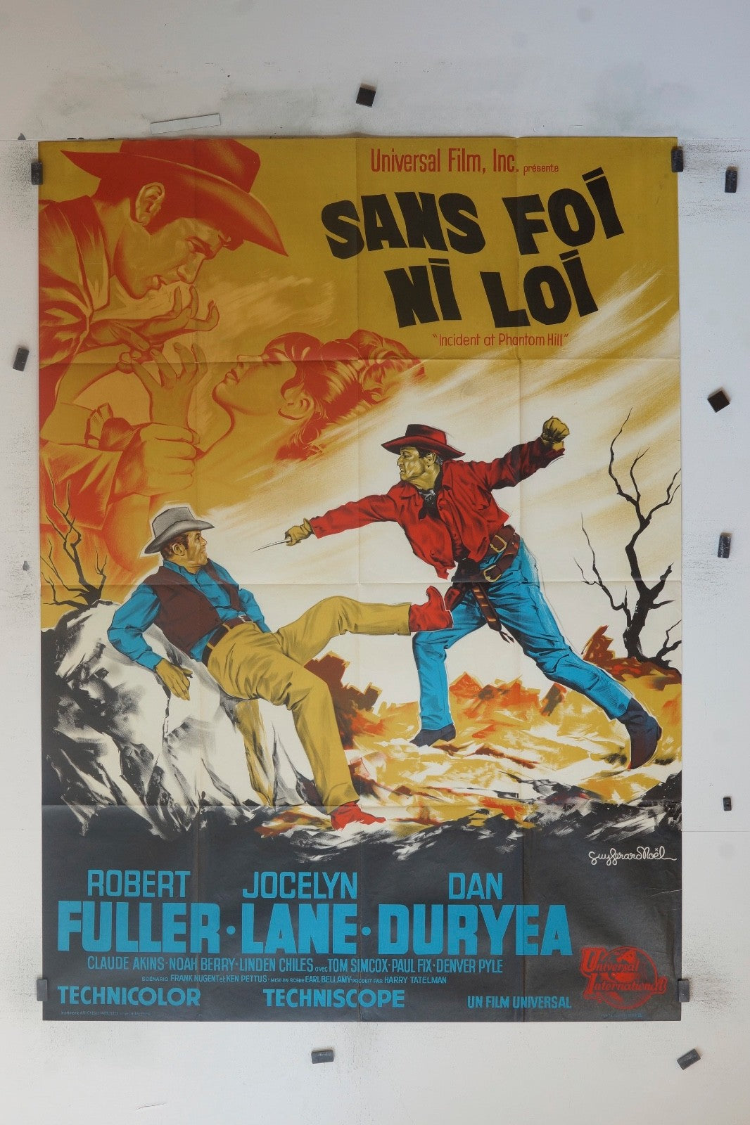 SANS FOI NI LOI ROBERT FULER MOVIE POSTER ORIGINAL (120x160)