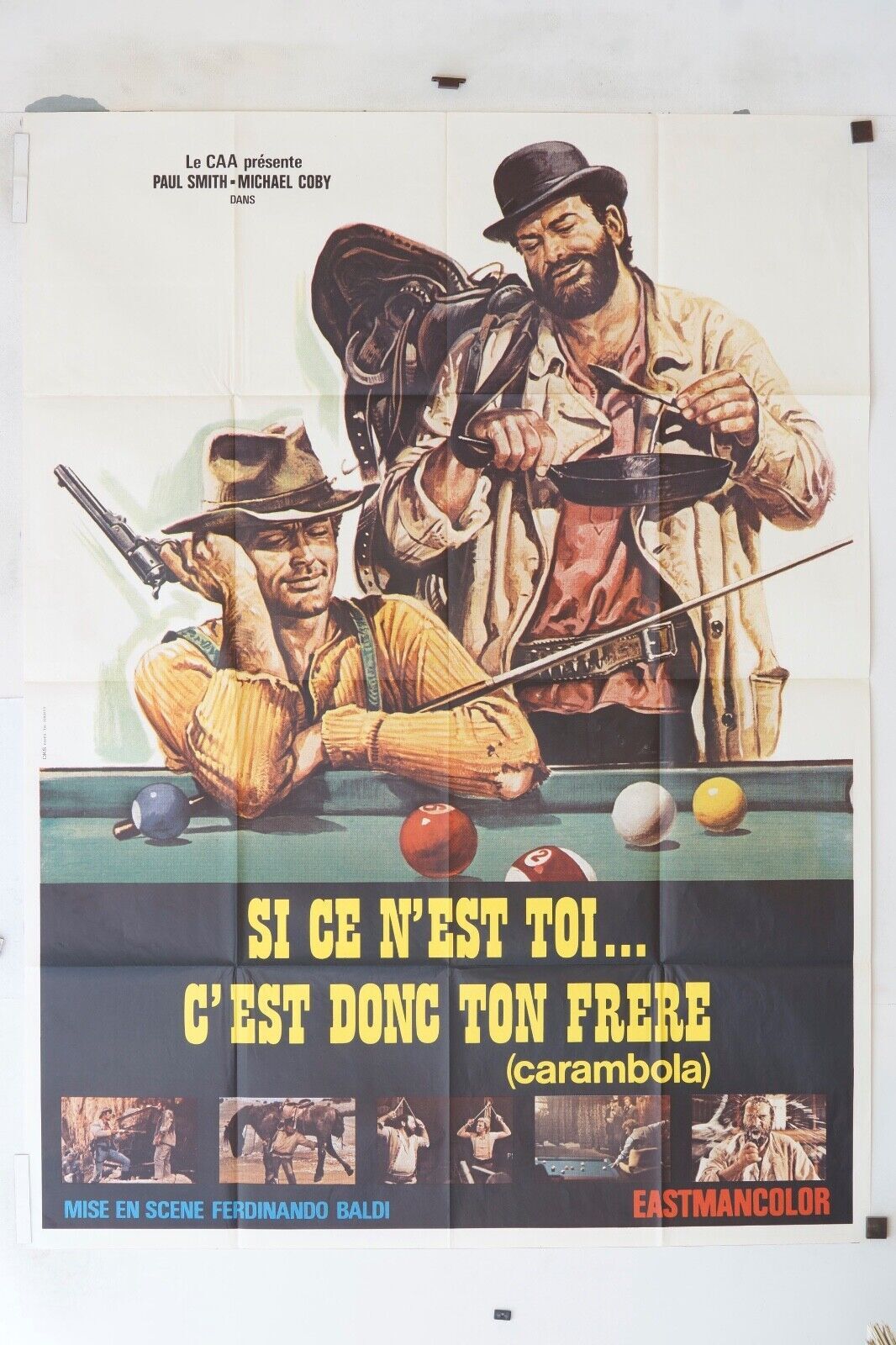 SI CE N’EST TOI…C’EST DONC TON FRÈRE 120X160 ORIGINAL POSTER PAUL SMITH