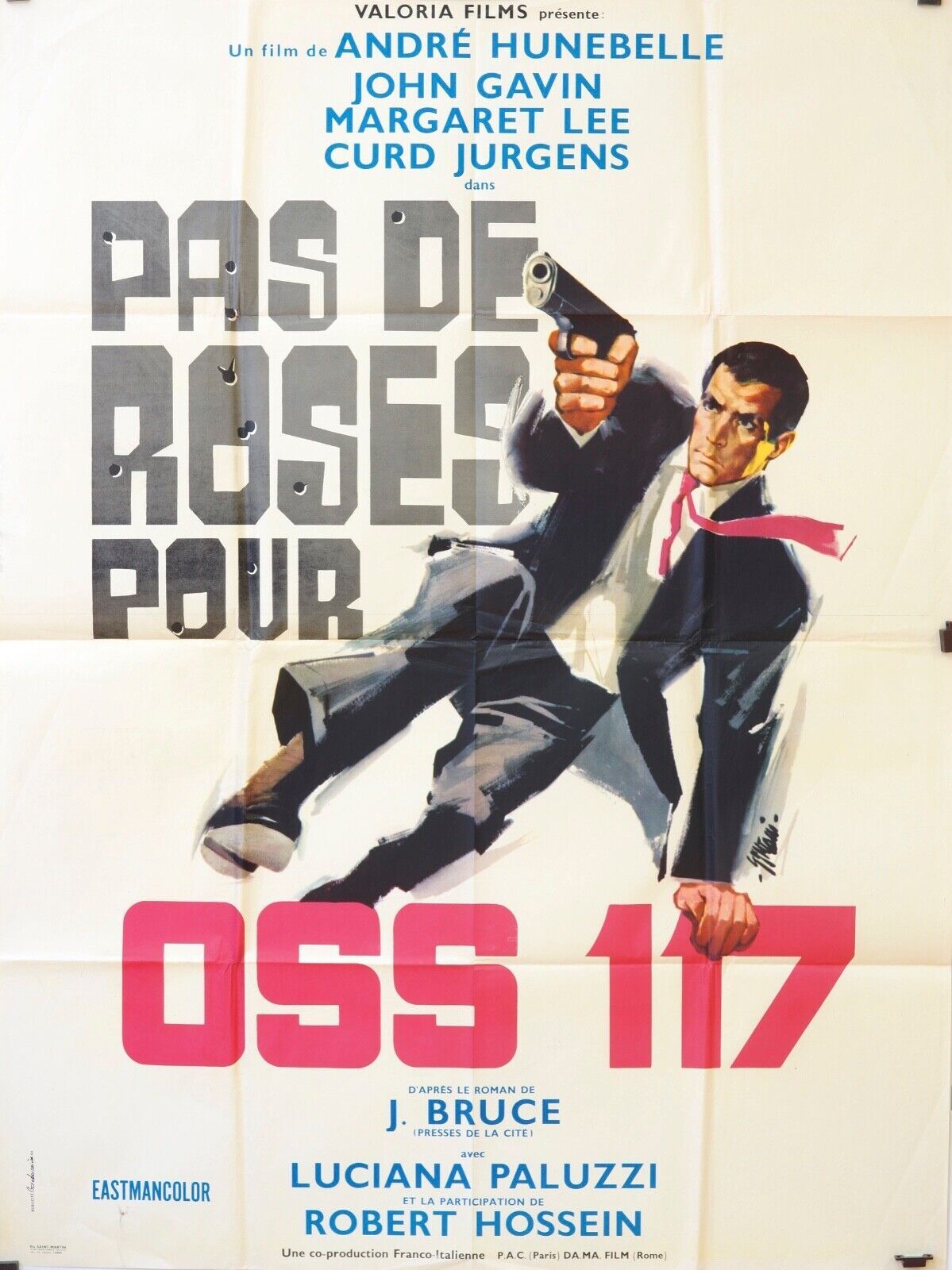 PAS DE ROSES POUR OSS17 MOVIE POSTER ORIGINAL 120x160 CARL REINER