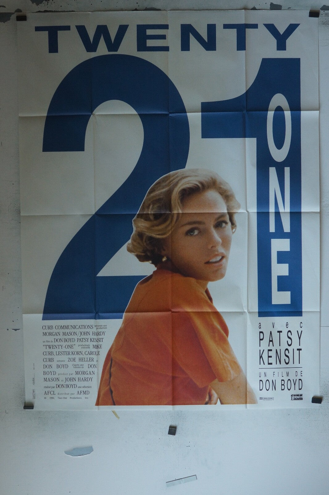 21 TWENTY ONE MOVIE POSTER ORIGINAL 120x160 PATSY KENSIT