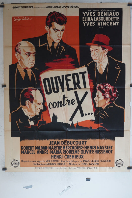 OUVERT CONTRE X ORIGINAL 120x160 