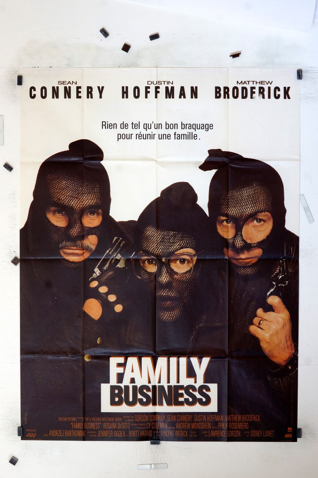 FAMILY BUSINESS SEAN CONNERY MOVIE POSTER ORIGINAL (120X160)