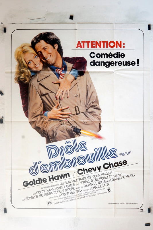 DRÔLE D’EMBROUILLE GOLDIE HAWN MOVIE POSTER ORIGINAL (120x160)